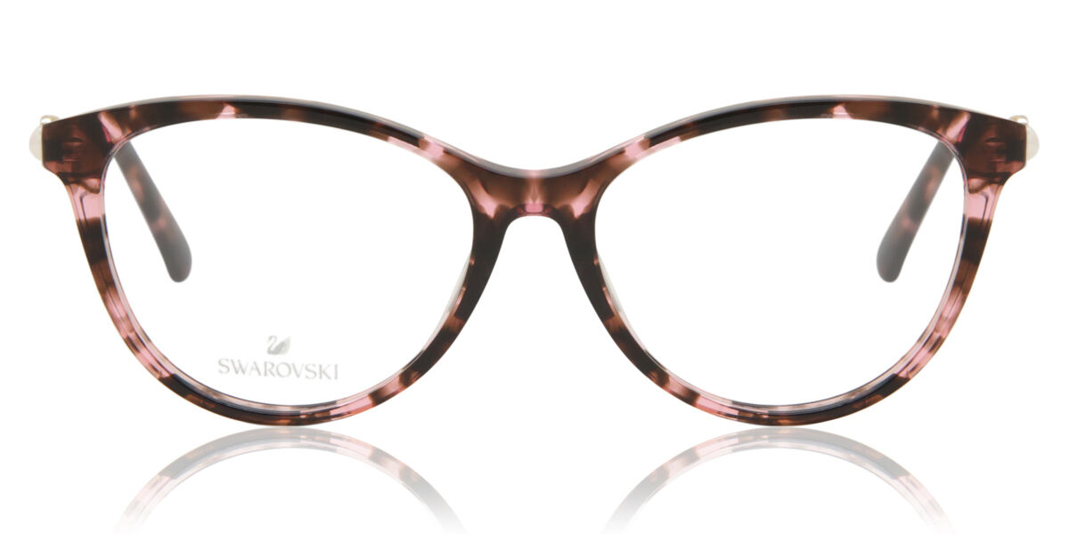 Image of Swarovski SK5341 55A Óculos de Grau Tortoiseshell Feminino BRLPT