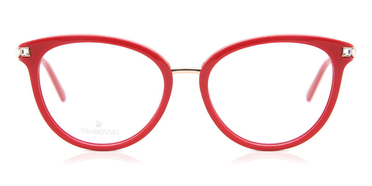 Image of Swarovski SK5344 066 Óculos de Grau Vermelhos Feminino BRLPT
