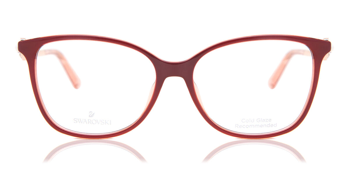 Image of Swarovski SK5367 071 Óculos de Grau Vermelhos Feminino BRLPT