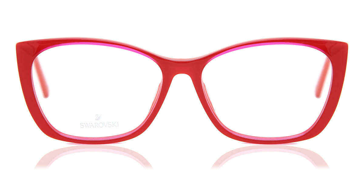 Image of Swarovski SK5383 068 Óculos de Grau Vermelhos Feminino BRLPT