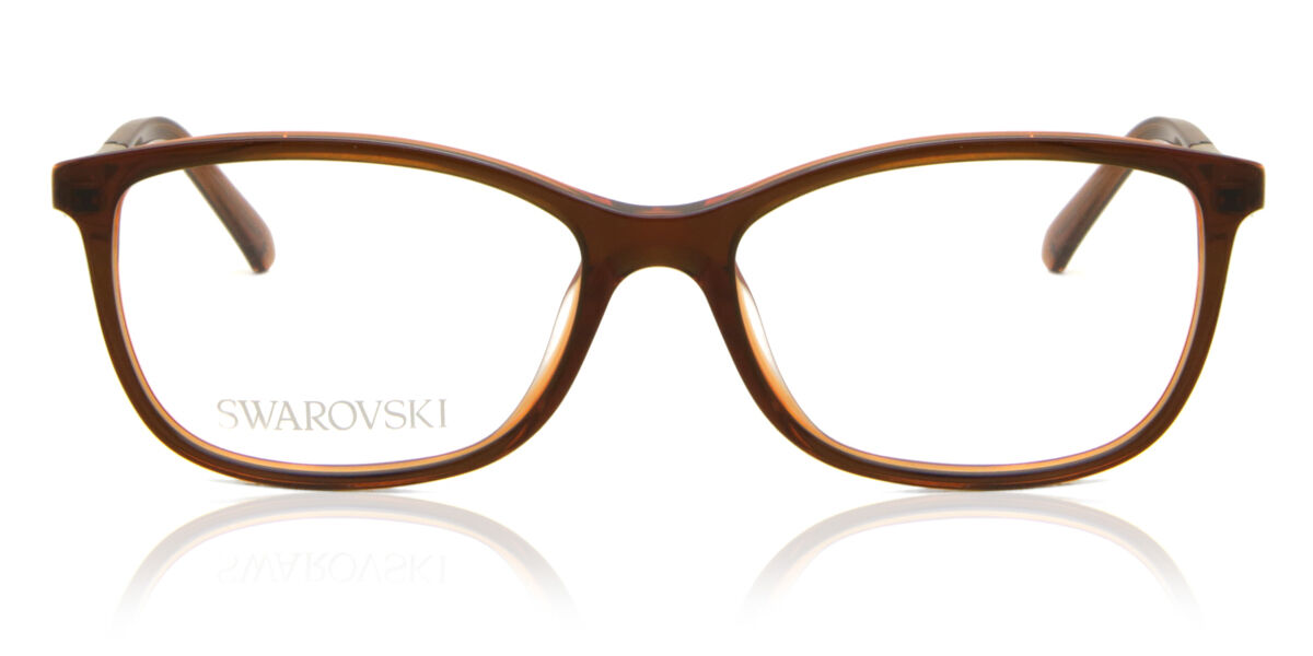 Image of Swarovski SK5412 050 Óculos de Grau Marrons Feminino BRLPT