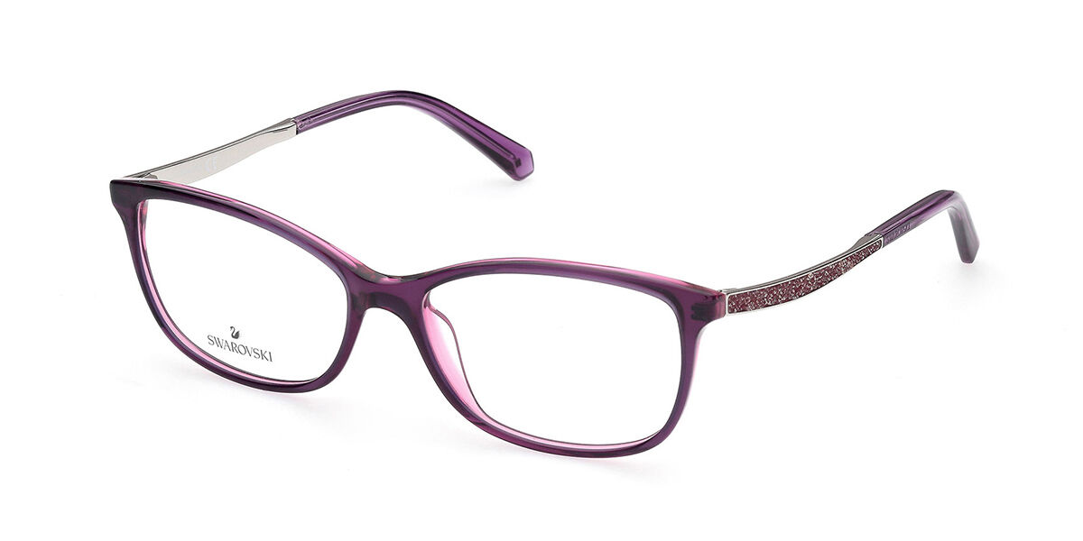 Image of Swarovski SK5412 083 Óculos de Grau Purple Feminino PRT