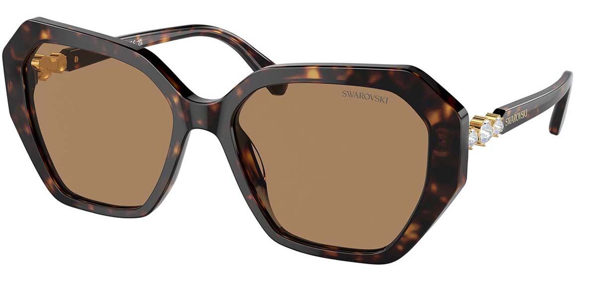 Image of Swarovski SK6017F Asian Fit 1002M4 Óculos de Sol Feminino Tortoiseshell BRLPT