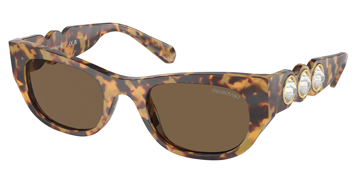 Image of Swarovski SK6022 104073 51 Lunettes De Soleil Femme Tortoiseshell FR