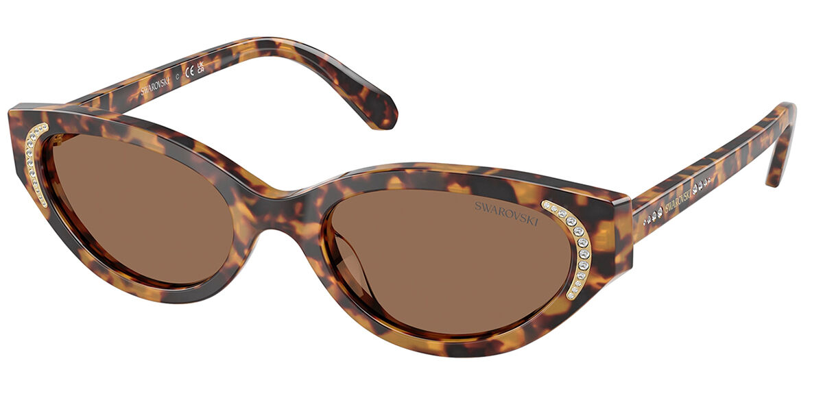 Image of Swarovski SK6030 104073 Óculos de Sol Tortoiseshell Feminino PRT