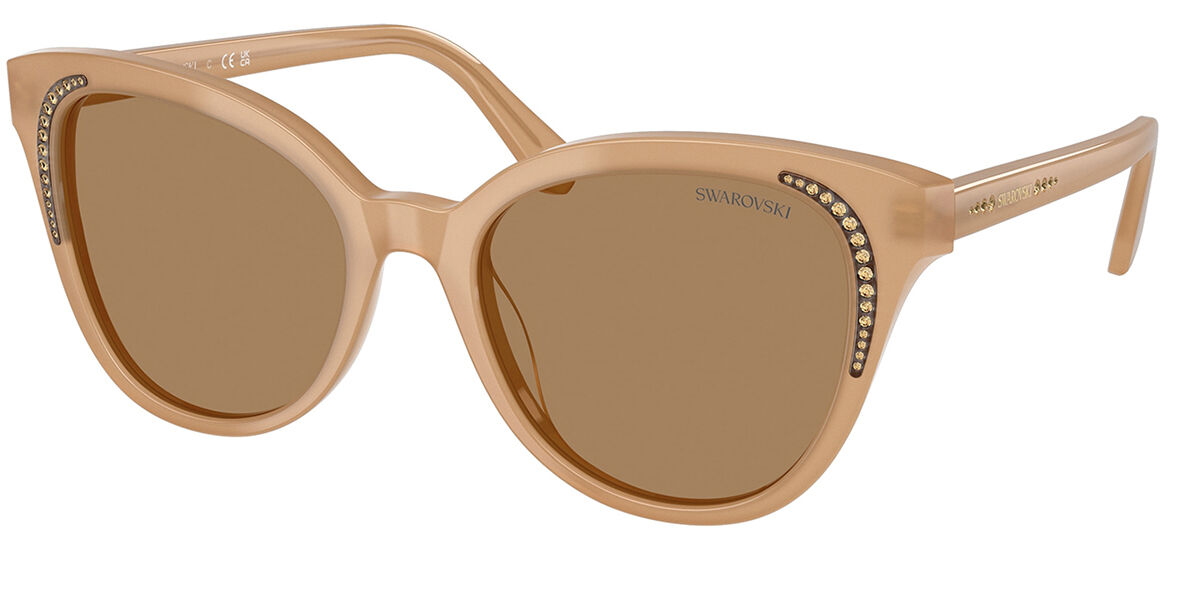 Image of Swarovski SK6031 2002M4 Óculos de Sol Feminino Marrons BRLPT