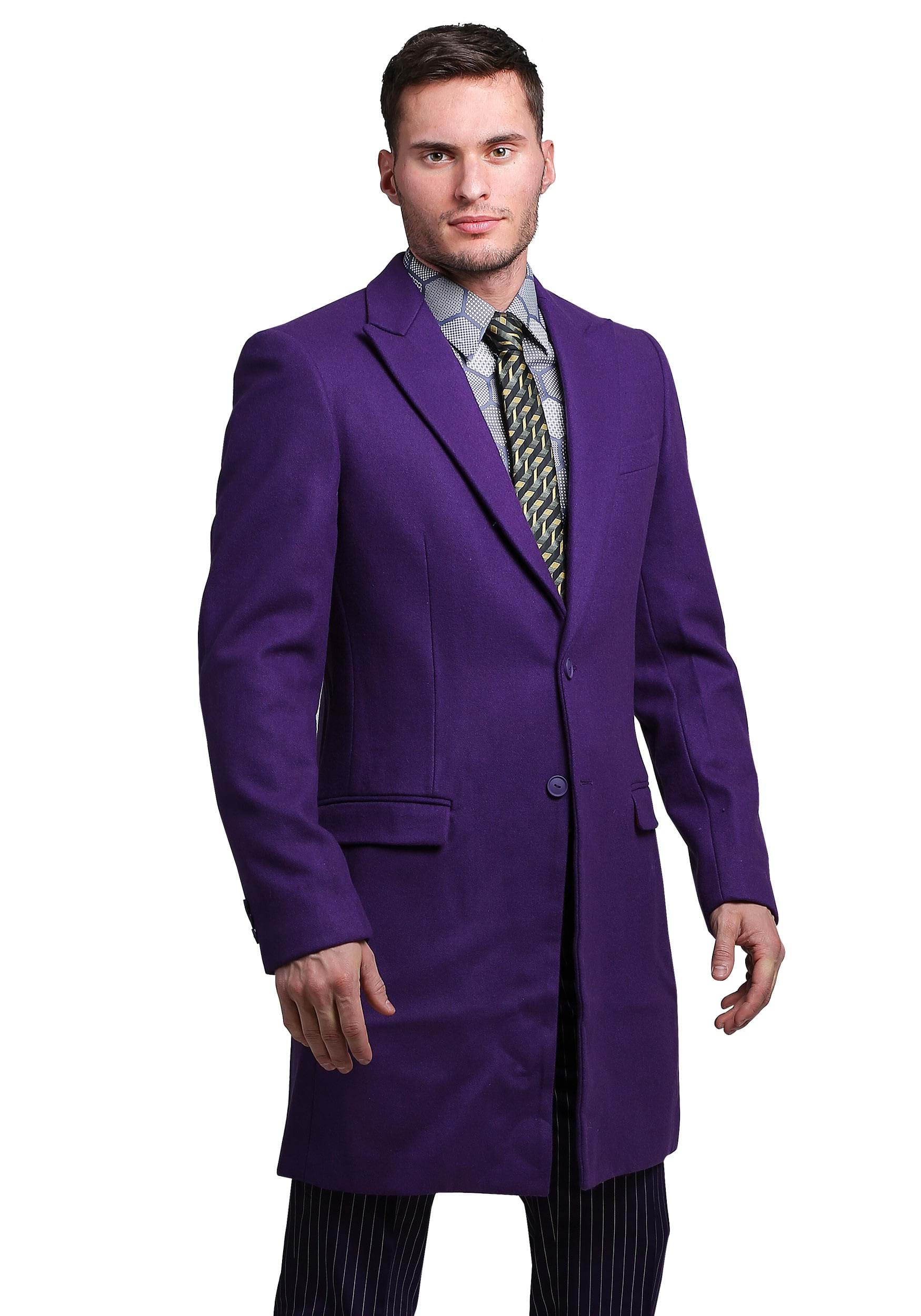 Image of THE JOKER Slim Fit Suit Overcoat (Authentic) ID FUN9011O-34