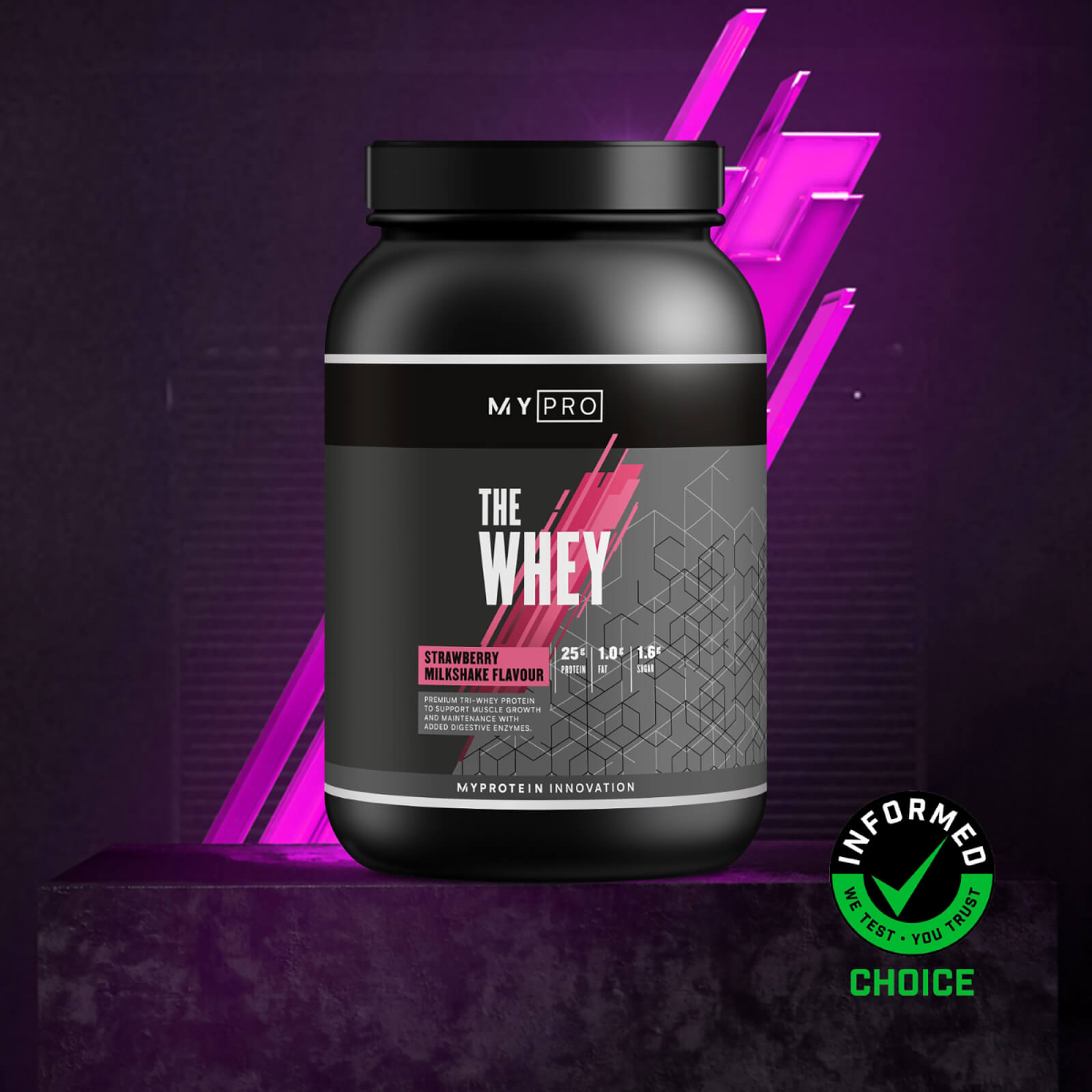 Image of THE Whey - 30servings - Morango 12968619 PT21