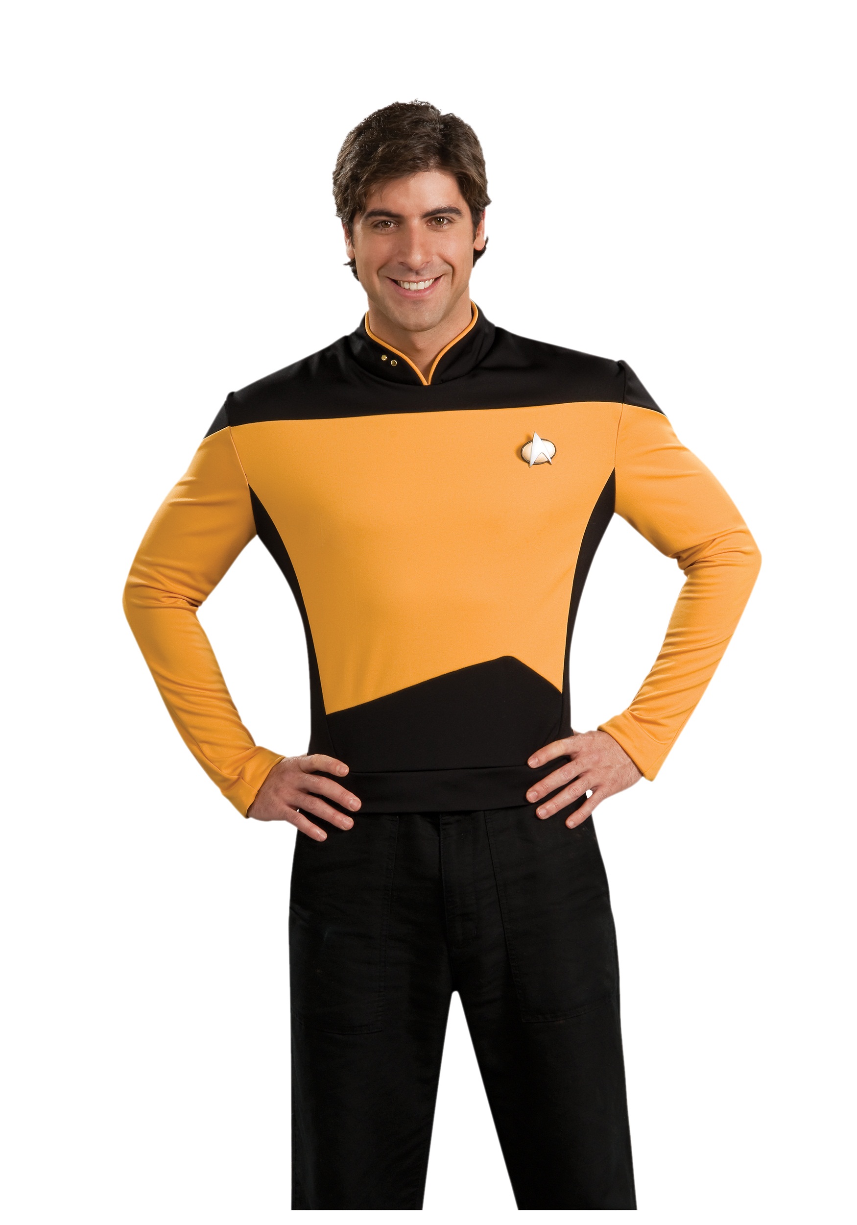 Image of TNG Star Trek Adult Deluxe Operations Costume ID RU888980-M