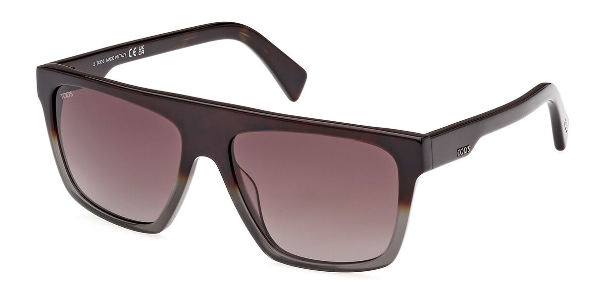 Image of TODS TO0354 56F Óculos de Sol Tortoiseshell Masculino PRT