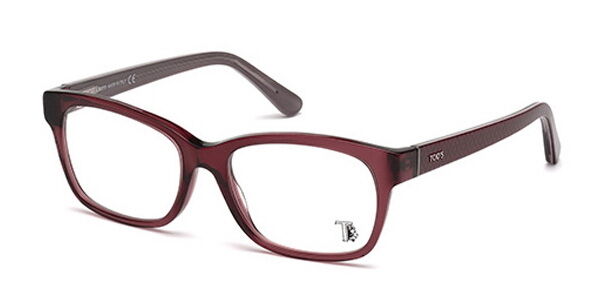 Image of TODS TO5108 075 Óculos de Grau Vermelhos Feminino BRLPT