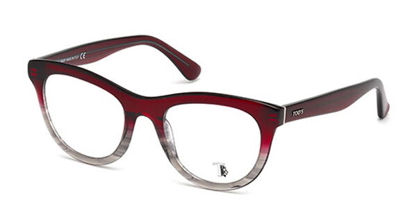 Image of TODS TO5112 071 Óculos de Grau Vinho Feminino BRLPT
