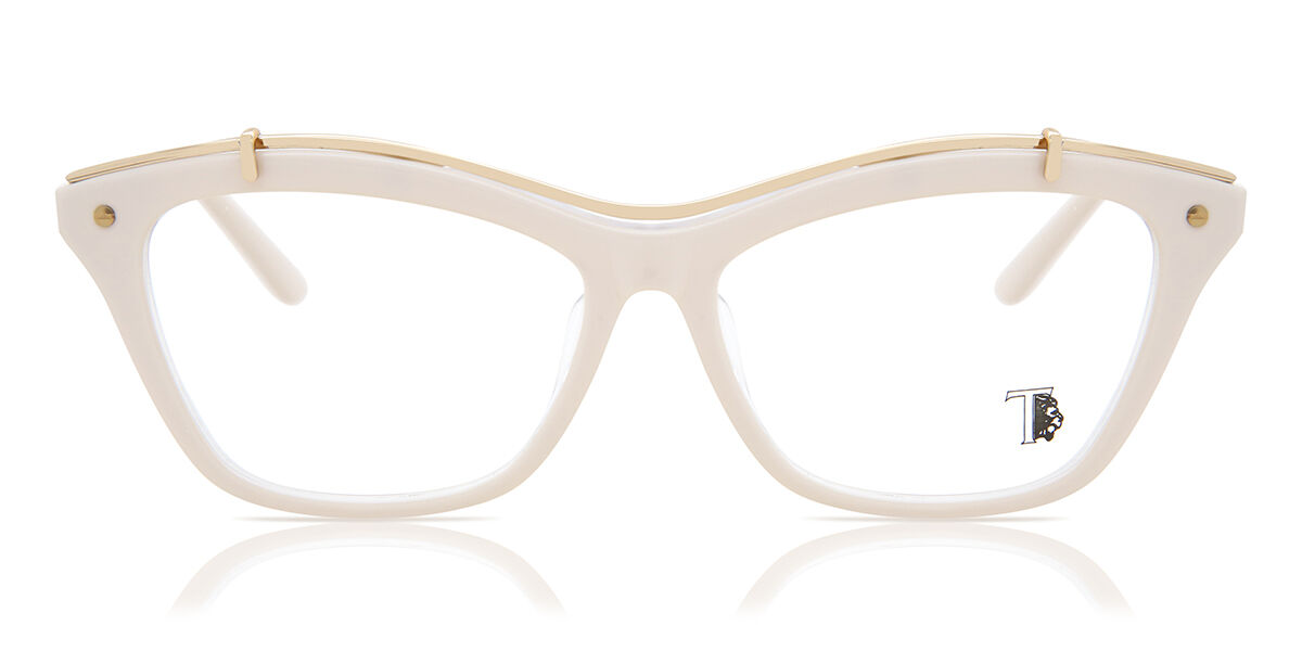 Image of TODS TO5128F Formato Asiático 074 Óculos de Grau Marrons Masculino BRLPT