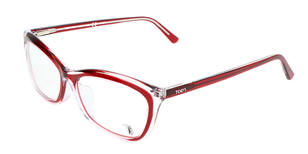Image of TODS TO5138F Asian Fit 068 Óculos de Grau Vermelhos Feminino PRT