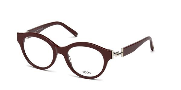 Image of TODS TO5173 069 Óculos de Grau Vinho Feminino PRT