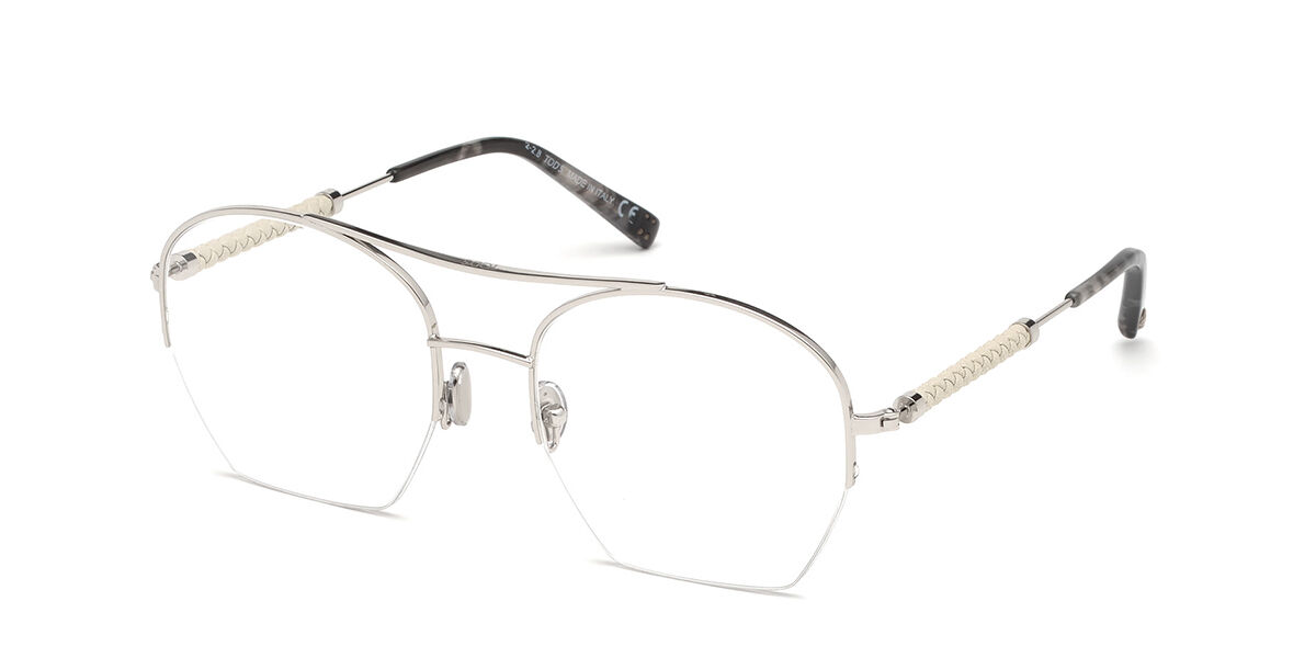 Image of TODS TO5212 018 Óculos de Grau Prata Feminino BRLPT