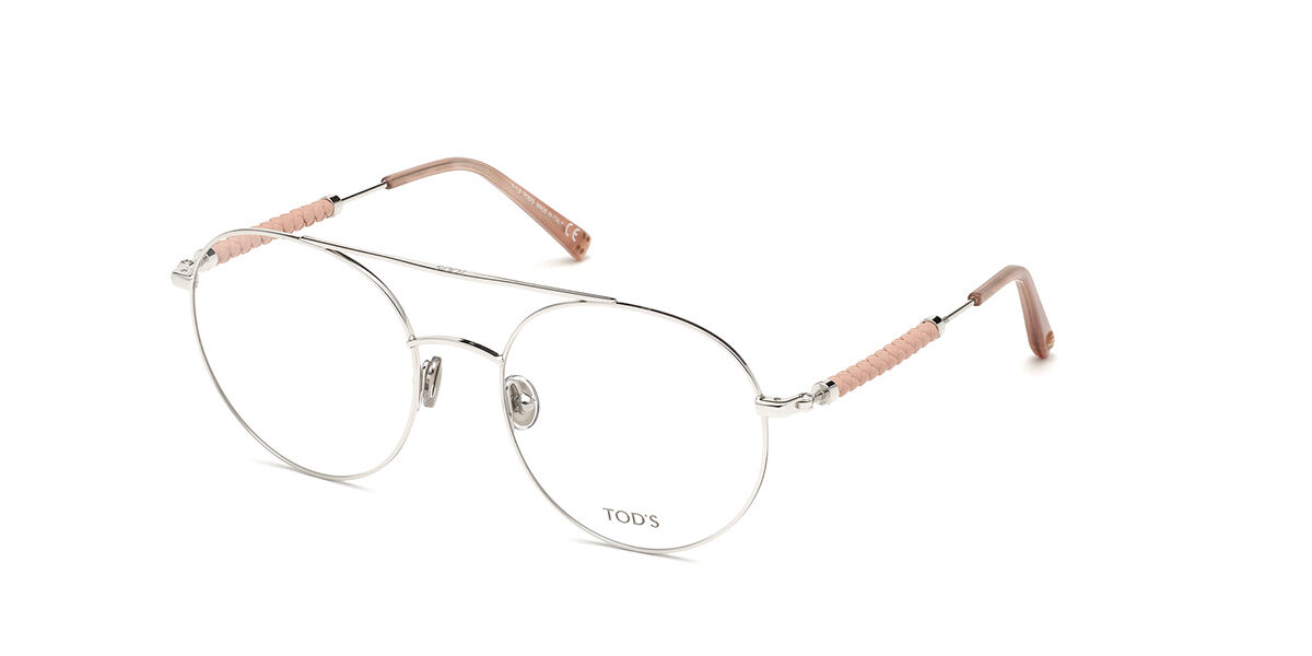 Image of TODS TO5228 018 Óculos de Grau Prata Feminino PRT