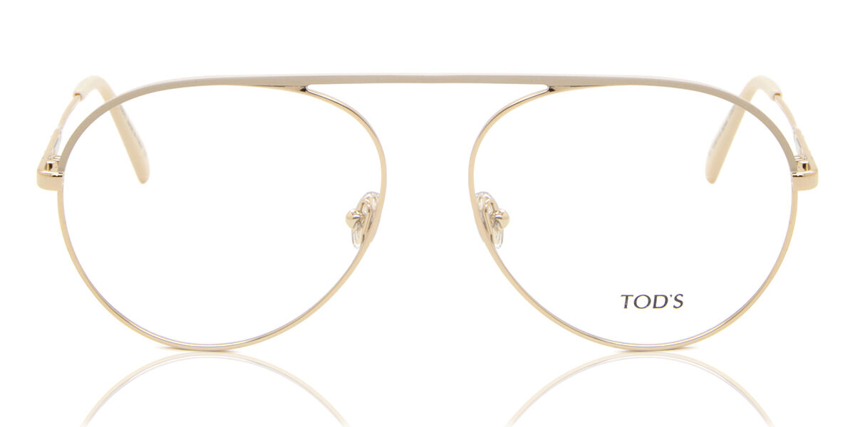 Image of TODS TO5247 025 55 Lunettes De Vue Femme Blanches (Seulement Monture) FR