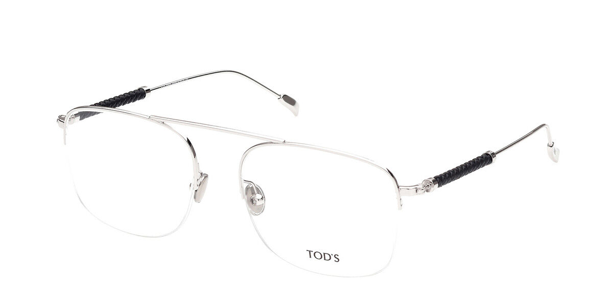 Image of TODS TO5255 018 Óculos de Grau Prata Masculino PRT