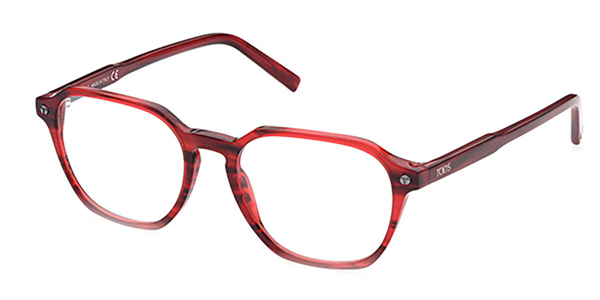 Image of TODS TO5269 066 Óculos de Grau Vermelhos Masculino BRLPT