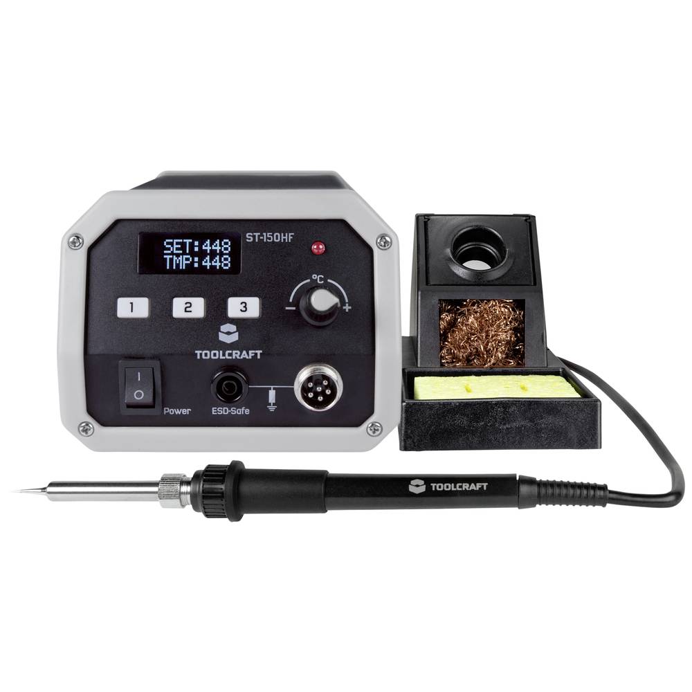 Image of TOOLCRAFT ST-150 HF HF soldering station Digital 150 W 50 - 480 Â°C + soldering tip