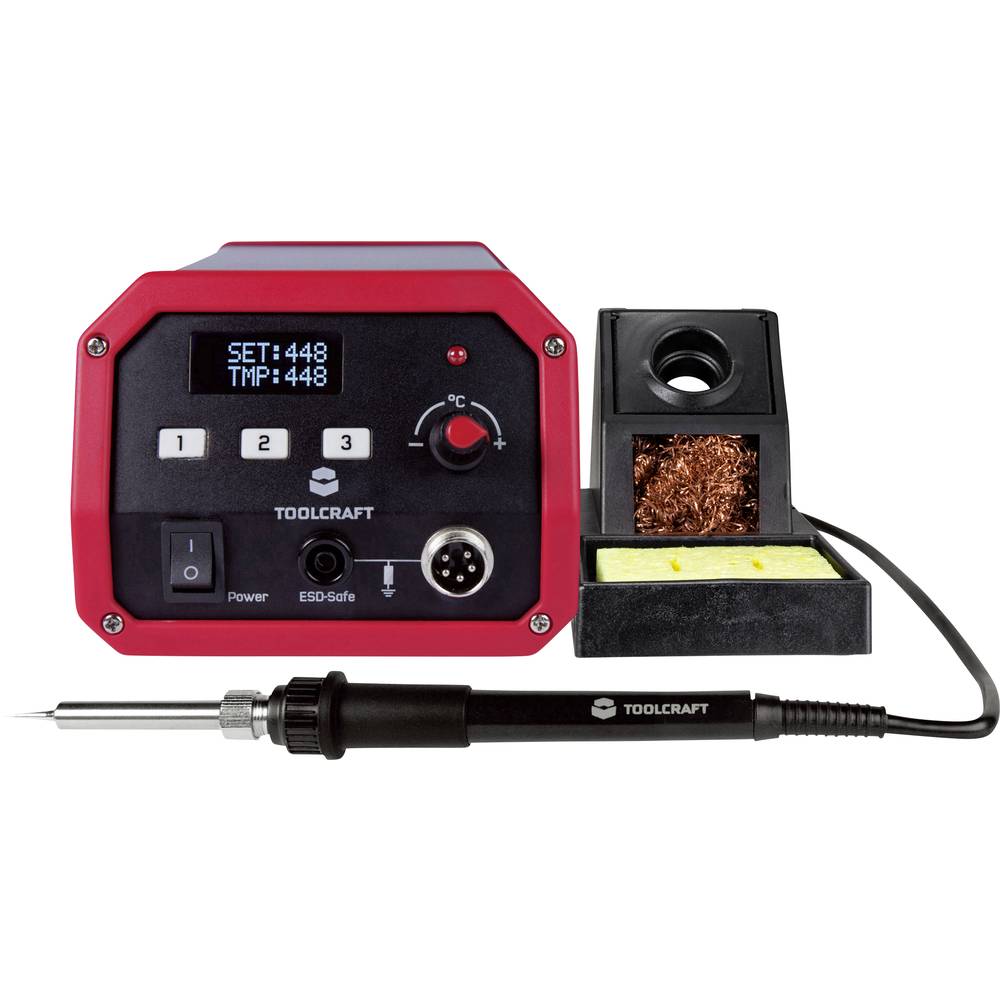Image of TOOLCRAFT ST-80D Soldering station Digital 80 W 150 - 450 Â°C + soldering tip