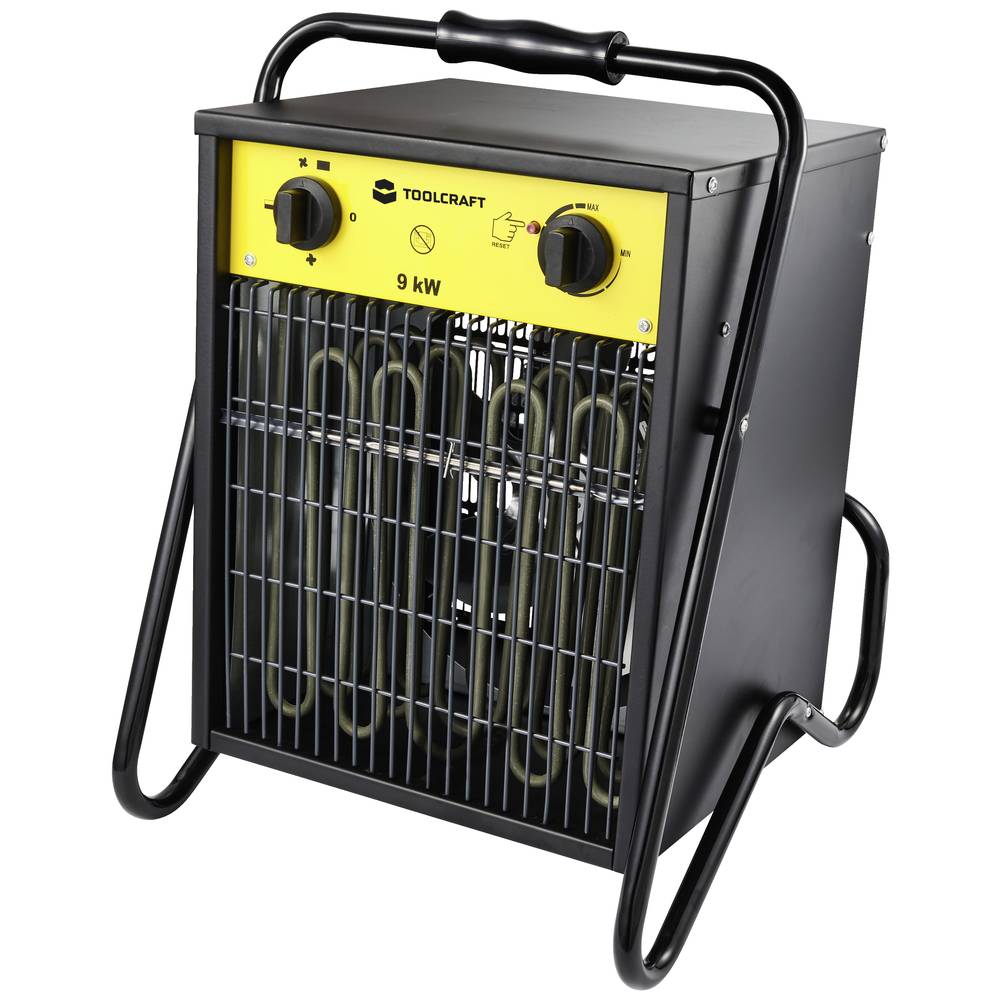 Image of TOOLCRAFT TO-8578338 Industrial heater 9000 W Black/yellow