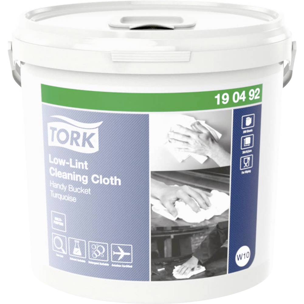 Image of TORK Low-lint cleaning cloths in the W10 dispenser 1-ply 190492 Number: 800 pc(s)