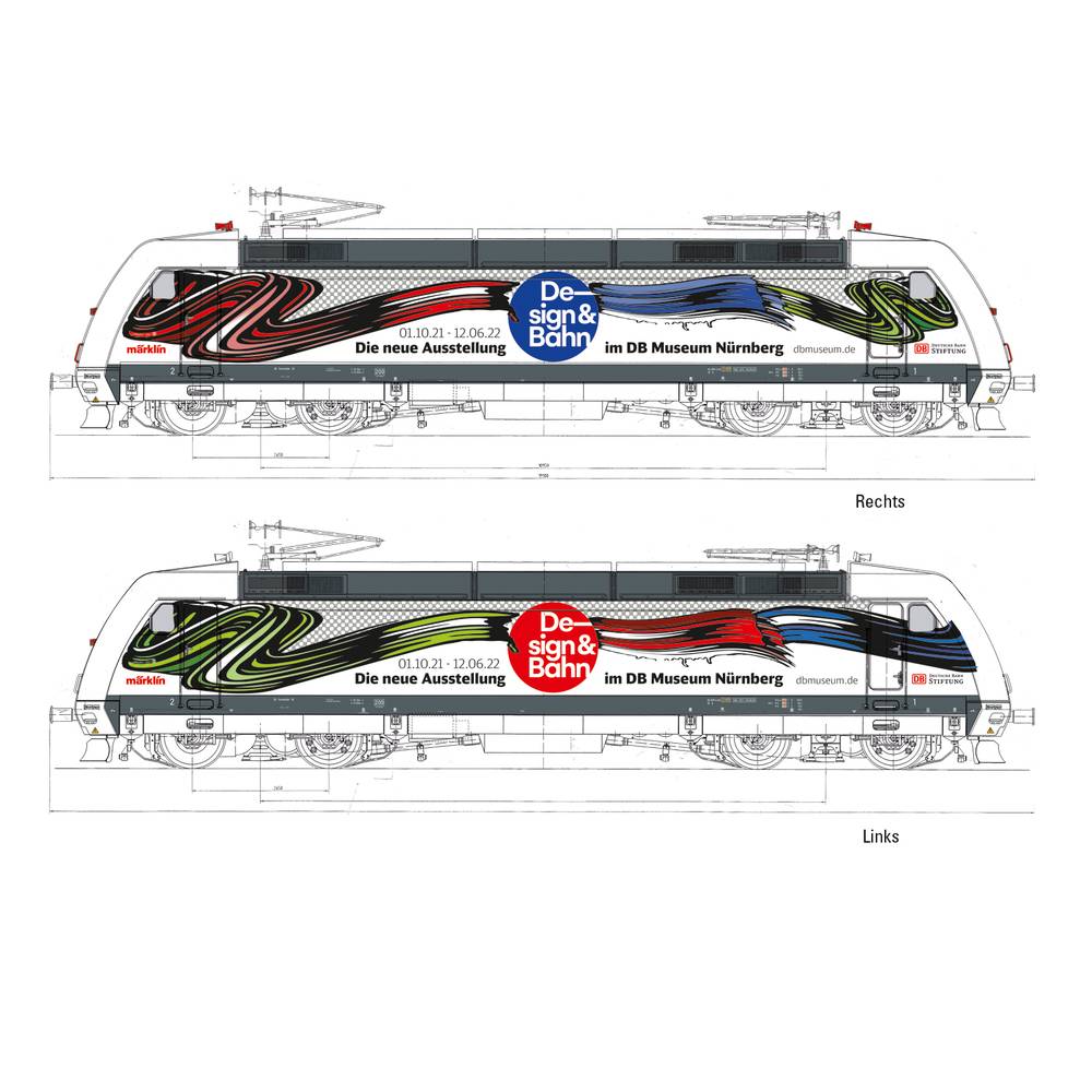 Image of TRIX H0 25379 H0 E-Loc BR 101 Design&Rail of DB AG