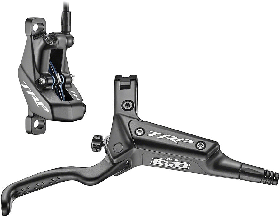 Image of TRP DH-R EVO HD-M846 Disc Brake and Lever - Front Hydraulic 4-Piston Post Mount Black