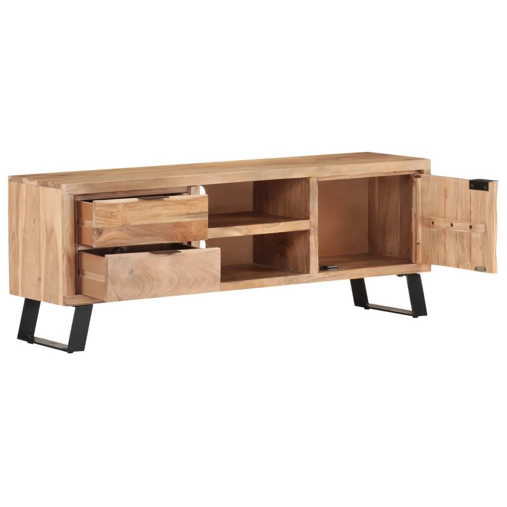 Image of TV Cabinet 472"x118"x165" Solid Acacia Wood with Live Edges