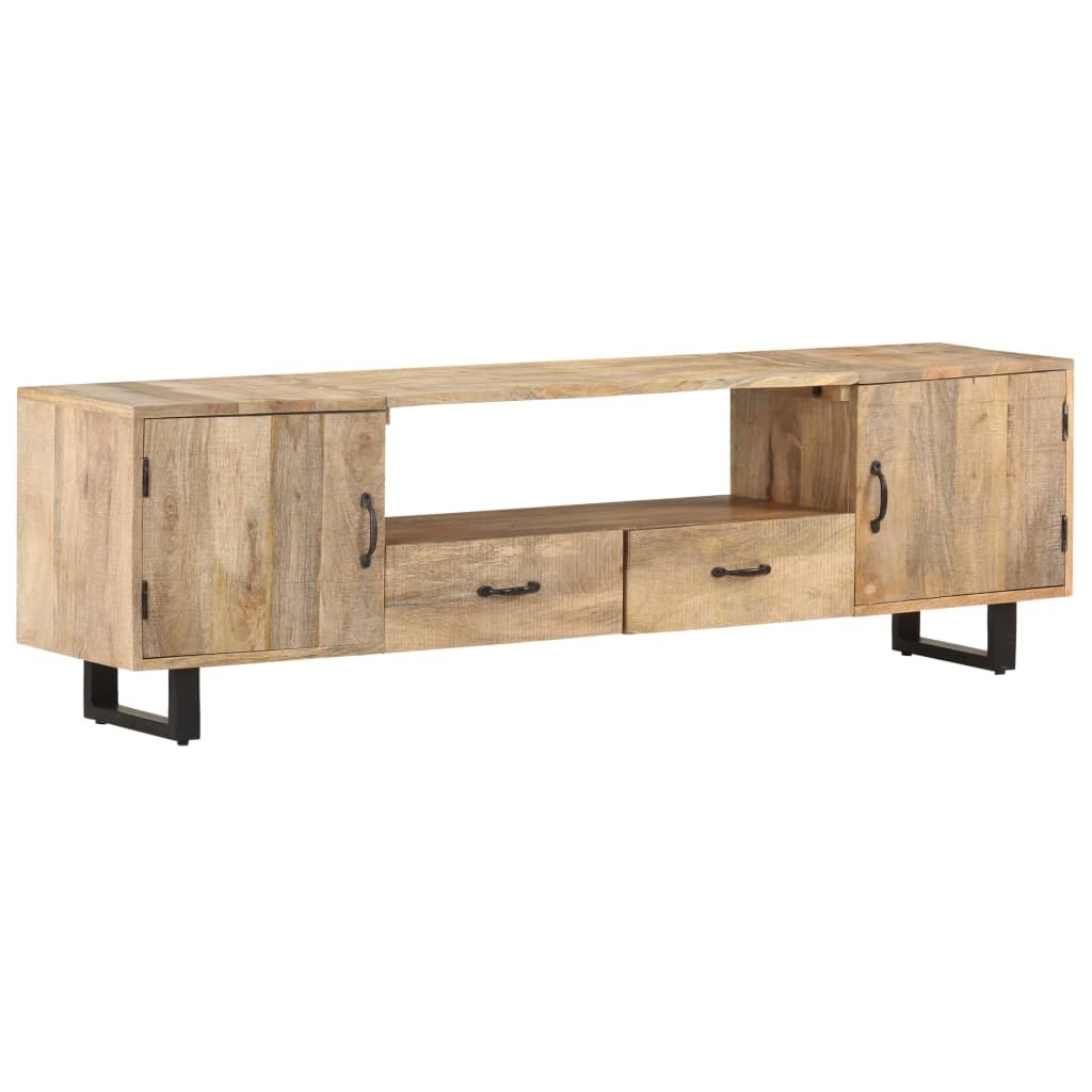 Image of TV Cabinet 63"x118"x177" Solid Mango Wood