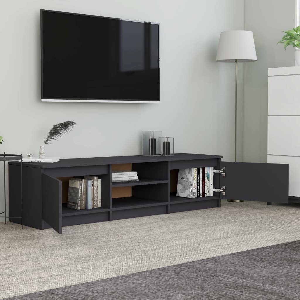 Image of TV Cabinet Gray 551"x157"x14" Chipboard