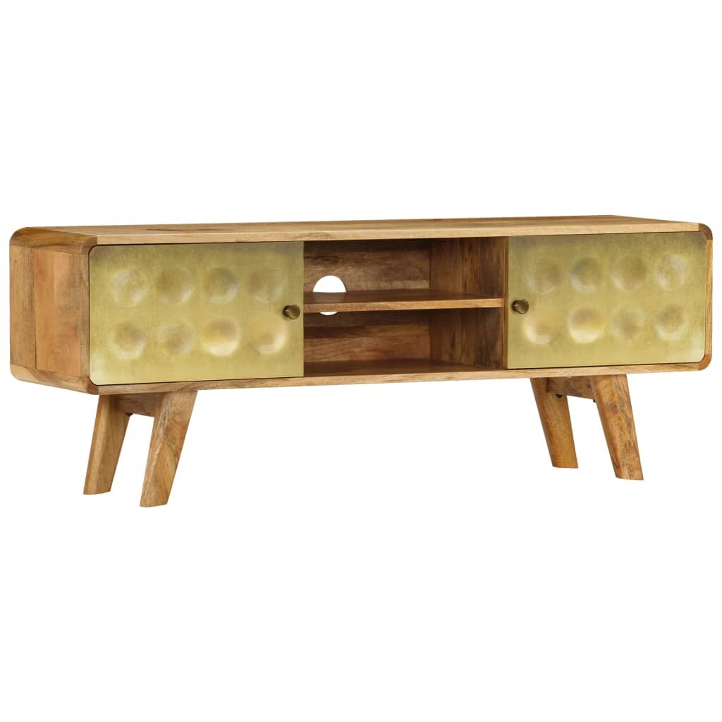 Image of TV Cabinet Solid Mango Wood 472"x118"x177"