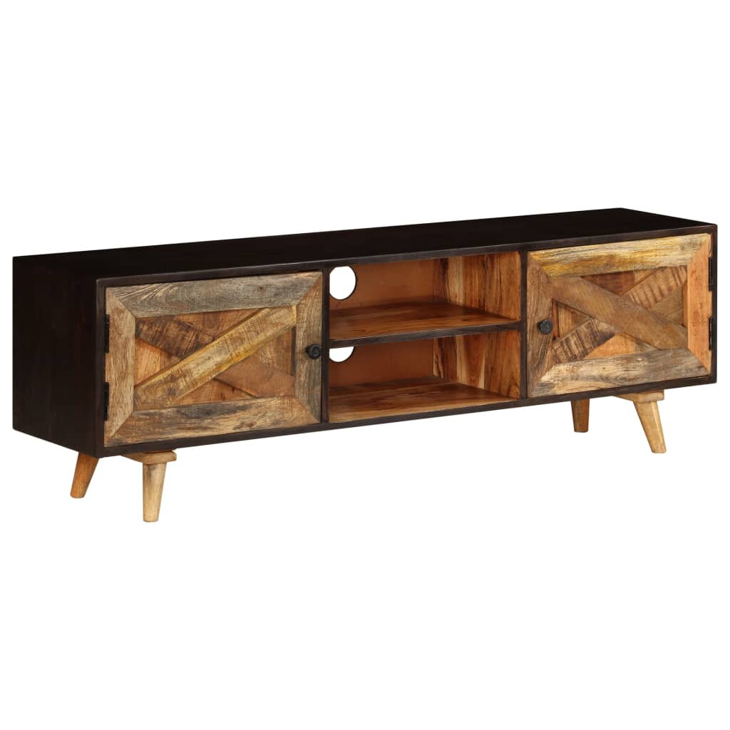 Image of TV Cabinet Solid Mango Wood 551"x118"x177"