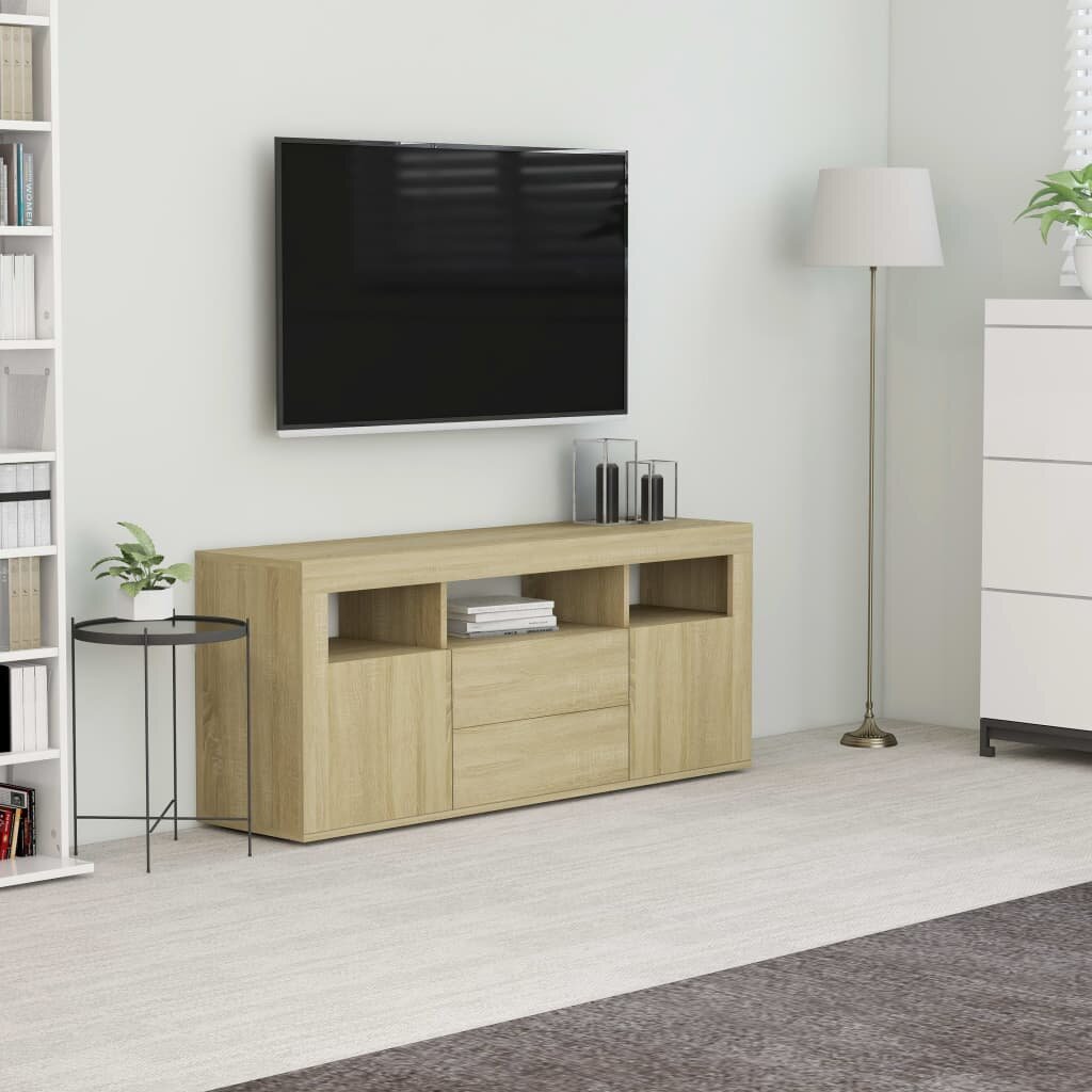 Image of TV Cabinet Sonoma Oak 472"x118"x197" Chipboard