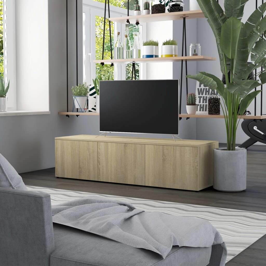 Image of TV Cabinet Sonoma Oak 472"x134"x118" Chipboard
