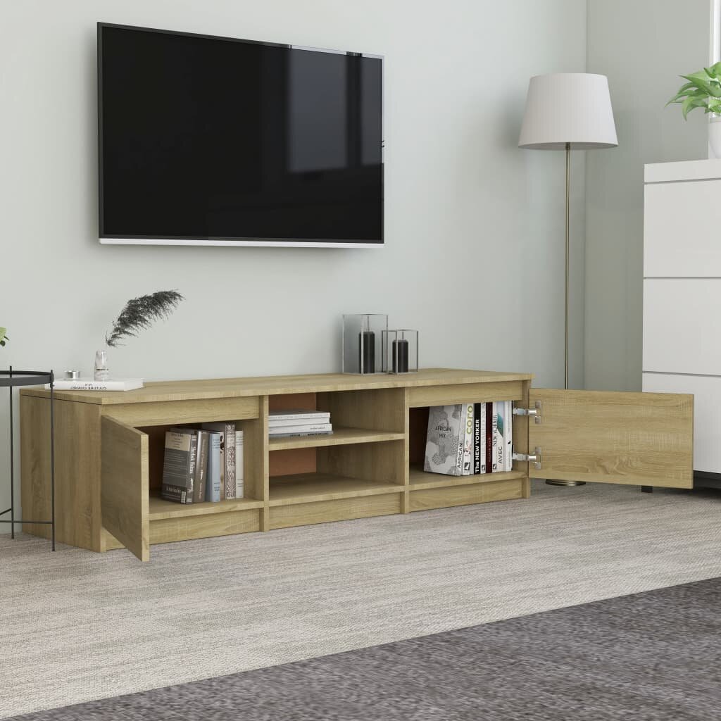 Image of TV Cabinet Sonoma Oak 551"x157"x139" Chipboard