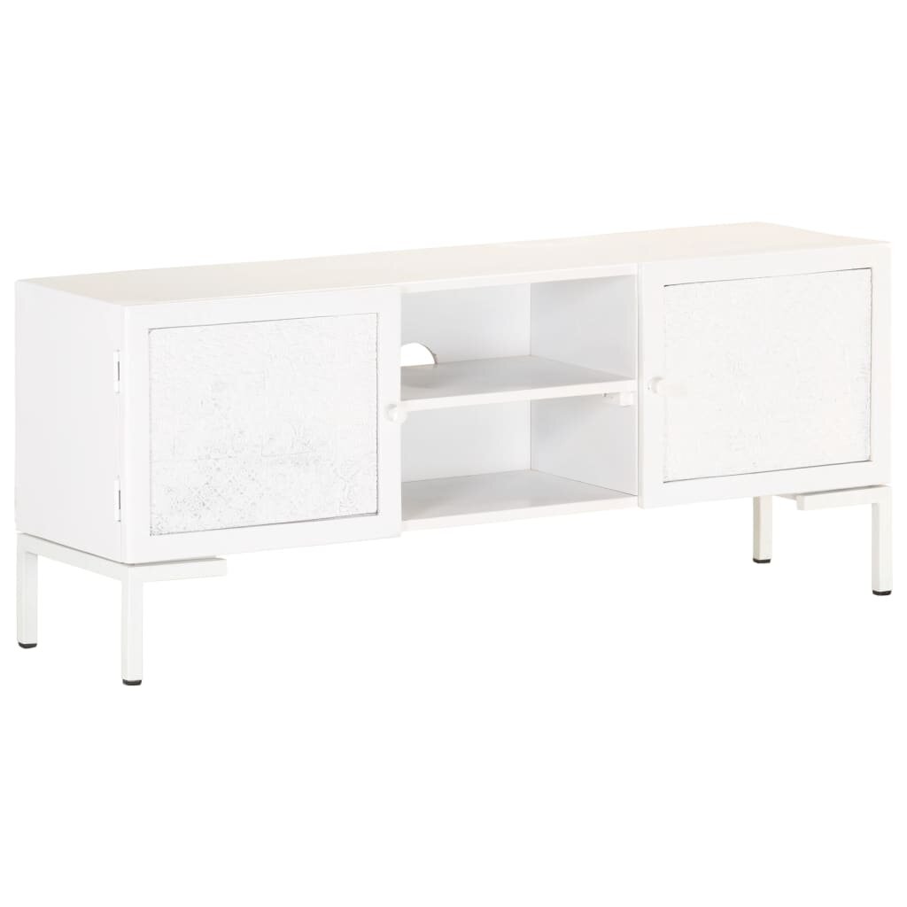 Image of TV Cabinet White 453"x118"x181" Solid Mango Wood