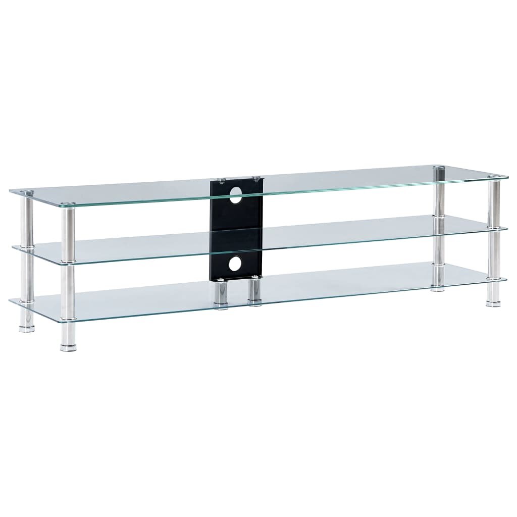 Image of TV Stand Transparent 591"x157"x157" Tempered Glass