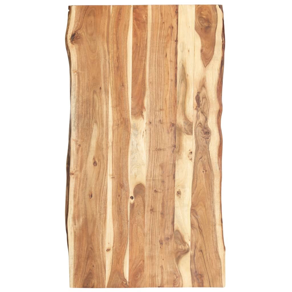 Image of Table Cover Solid Acacia Wood 472"x(197"-236")x15"