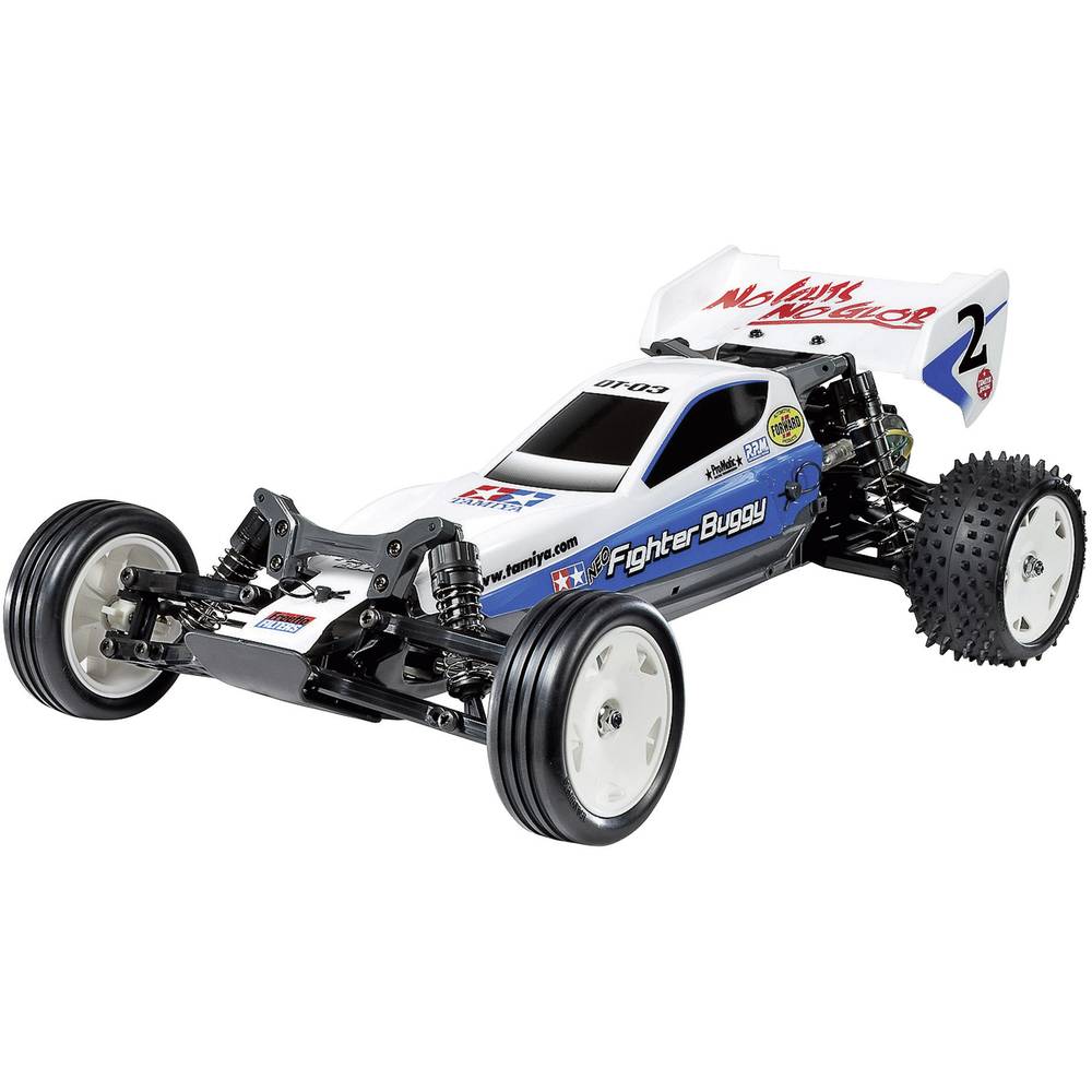 Image of Tamiya Neo Fighter Brushed 1:10 RC model car Electric Buggy RWD Kit