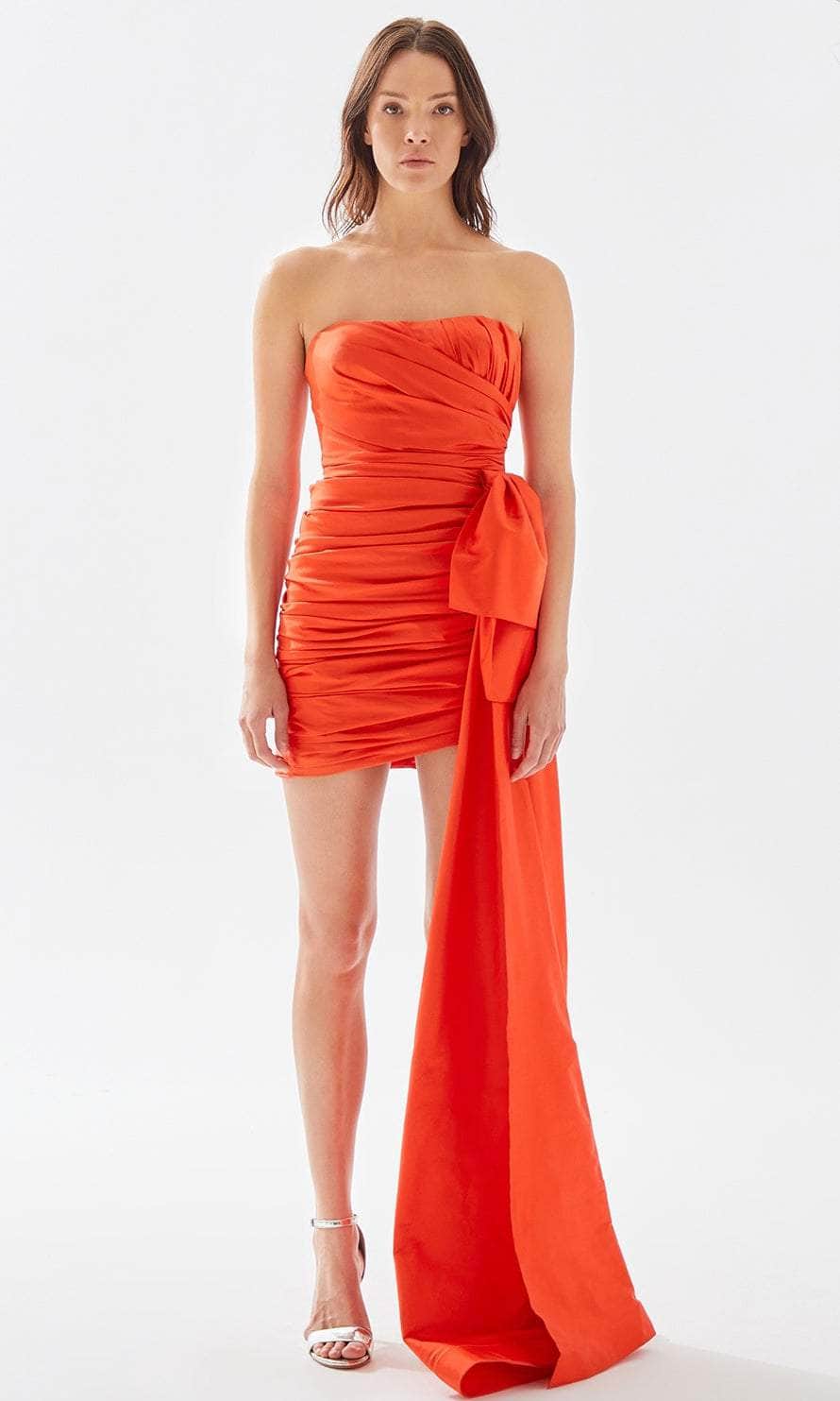 Image of Tarik Ediz 52001 - Short Sheath Cascade Prom Dress