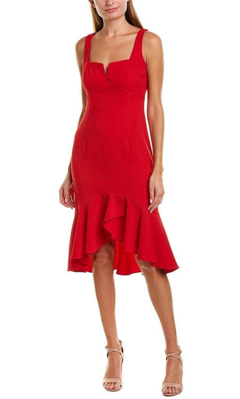 Image of Taylor 1600M - Sweetheart Ruffled Cocktail Dress
