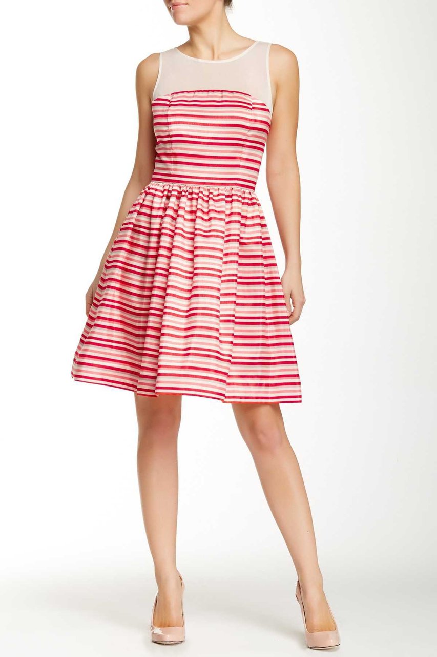 Image of Taylor - Stripe Illusion Dress 5450M