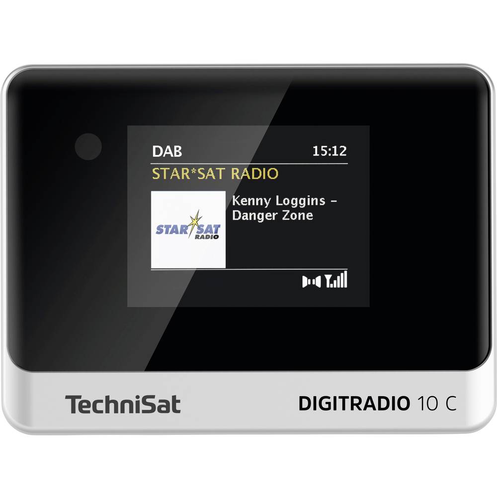 Image of TechniSat DIGITRADIO 10 C Desk radio DAB+ FM Bluetooth Incl remote control Alarm clock Black/silver