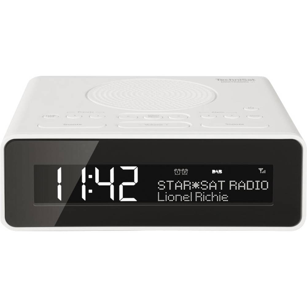 Image of TechniSat DigitRadio 51 Radio alarm clock DAB+ FM AUX White