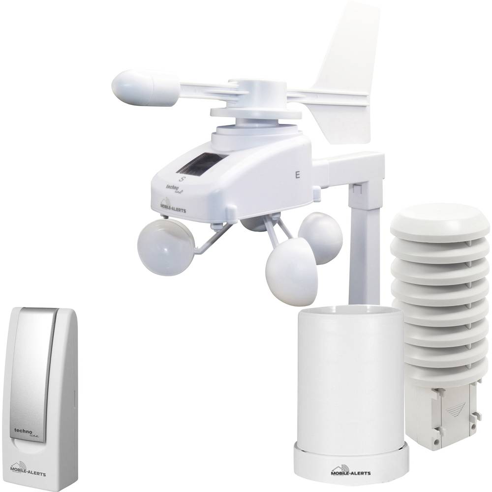 Image of Techno Line MA 10061 Set Mobile Alerts MA 10061 Set Wi-Fi weather station Forecasts for 12 to 24 hours Max number of