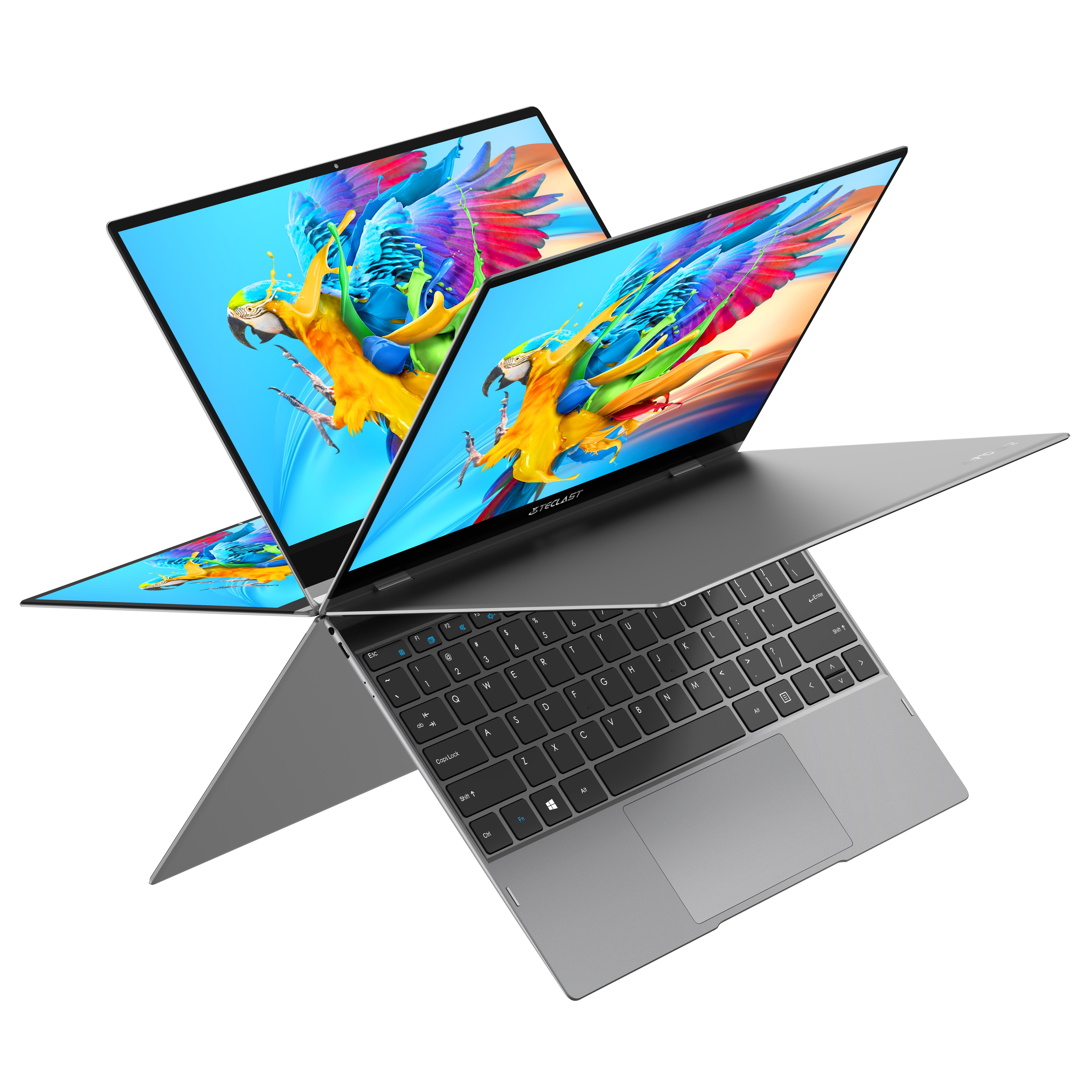 Image of Teclast F6 Air Laptop 133 inch 360° Rotating Touch Screen Intel N4100 Quad-Core 8GB LPDDR4 RAM 256GB SSD 418Wh Batery