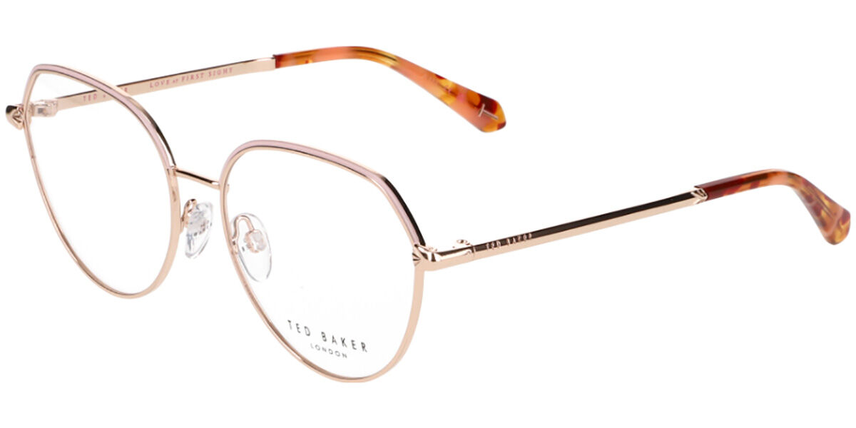 Image of Ted Baker TB2297 401 53 Rose-Zlote Damskie Okulary Korekcyjne PL